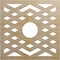 Ekena Millwork Chevron Wood Fretwork Pierced Ceiling Medallion, Hickory, 26"OD x 6 3/4"ID x 3/8"T CMWP26X26X0375CHHI - alternate 1